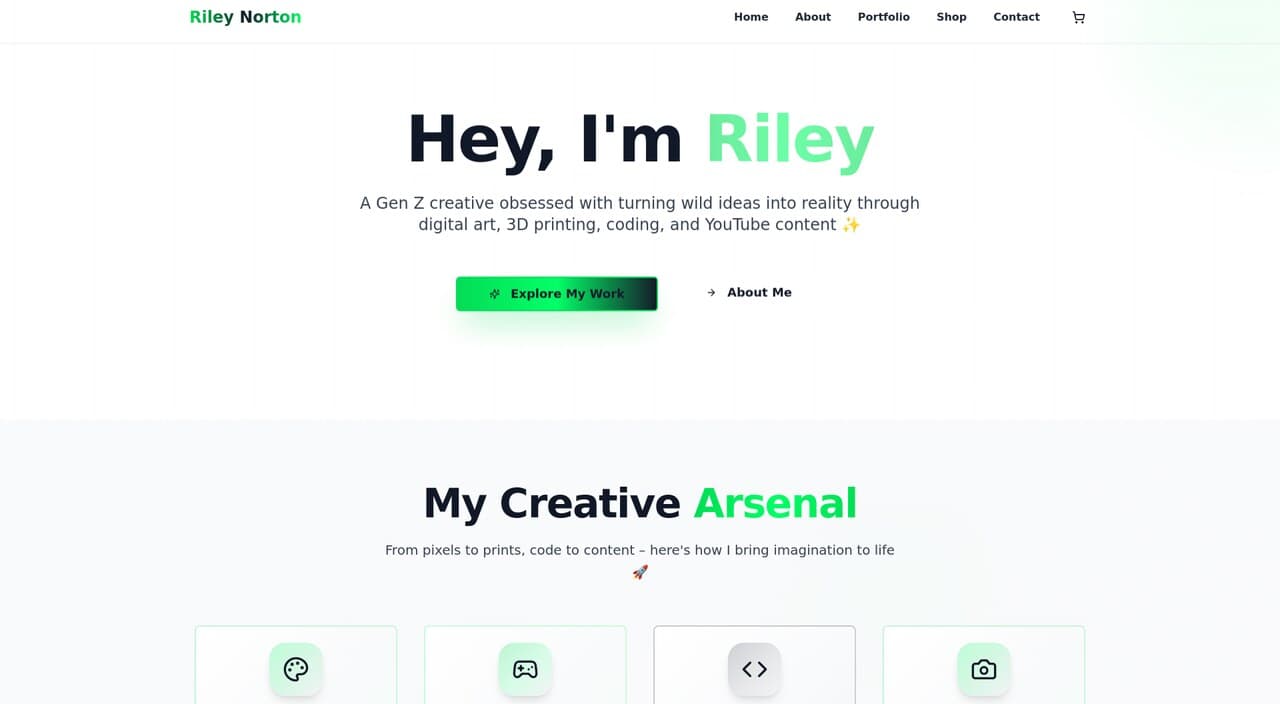 Riley Norton Creative Space cover artwork