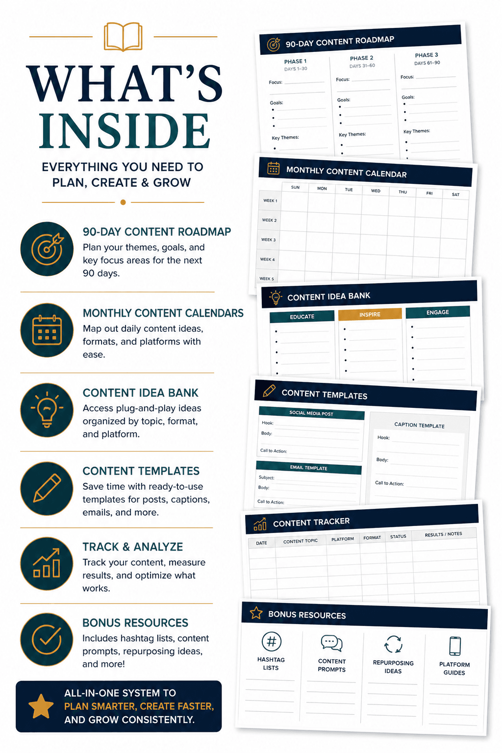 The Content Engine: 90-Day Content Planner