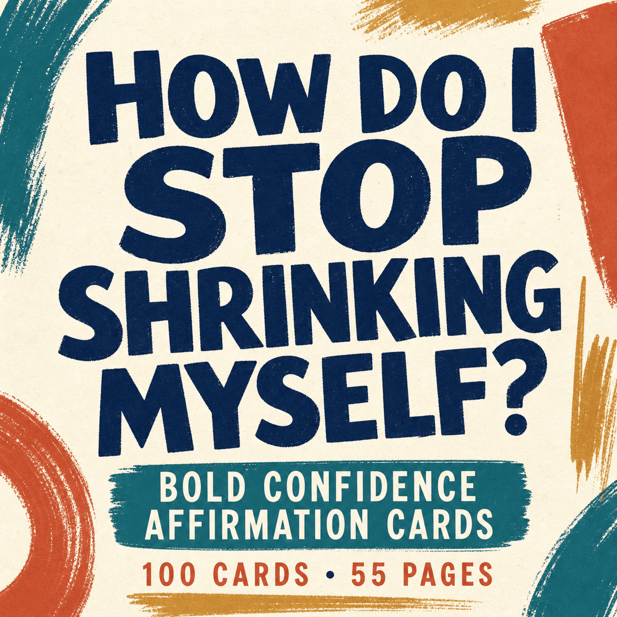 Bold Confidence Affirmation Cards
